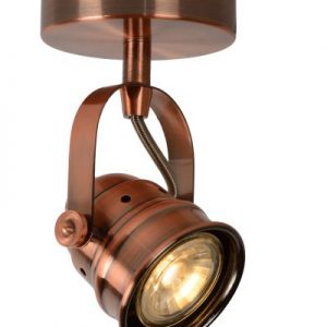 CIGAL – Ceiling spotlight – Ø 9 cm – LED – GU10 – 1x5W 2700K – Copper