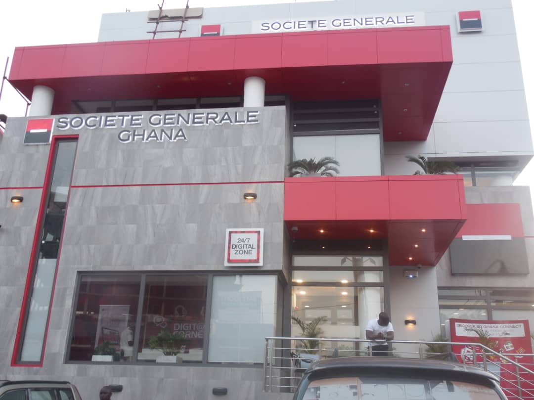 SG Bank renovation and light installation